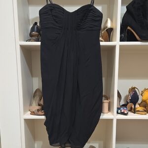BCBG Paris Black Strapless Dress